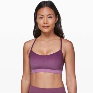 Lululemon Flow Y Bra Nulu Spray Ombré Purple